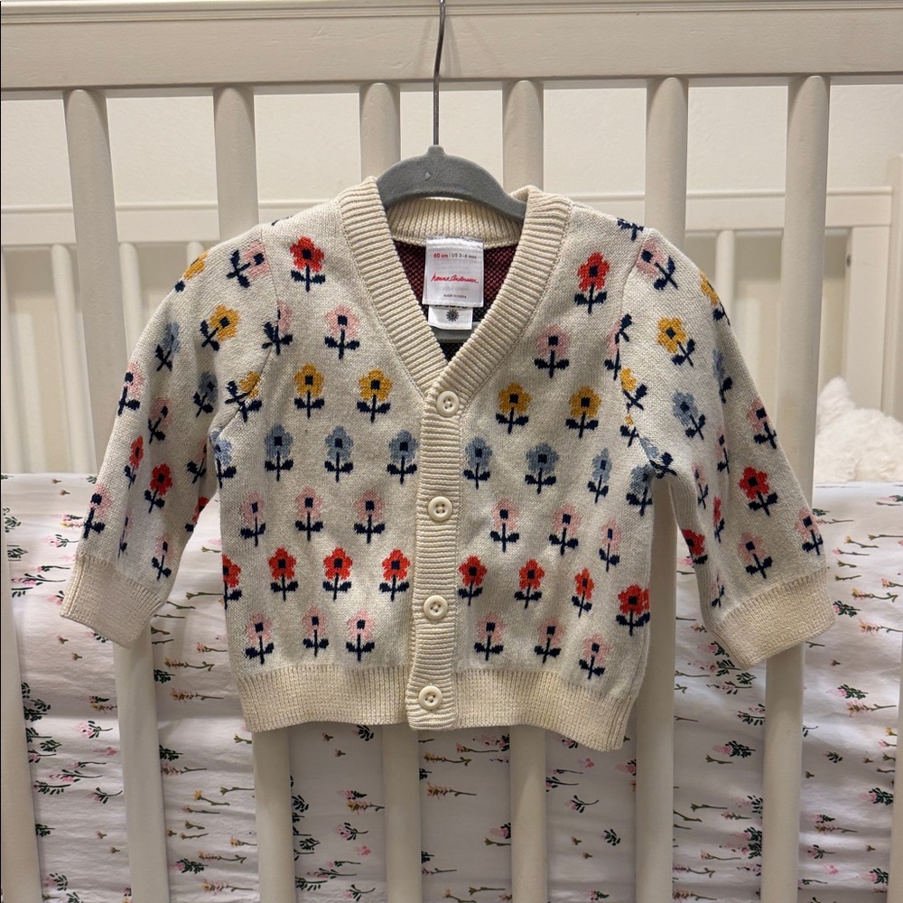 Hannah AndersonFloral Patterned Kids Cardigan 3-6 months